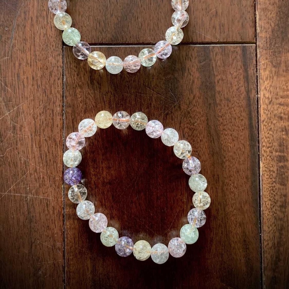 Crystal bracelets (set of 2)